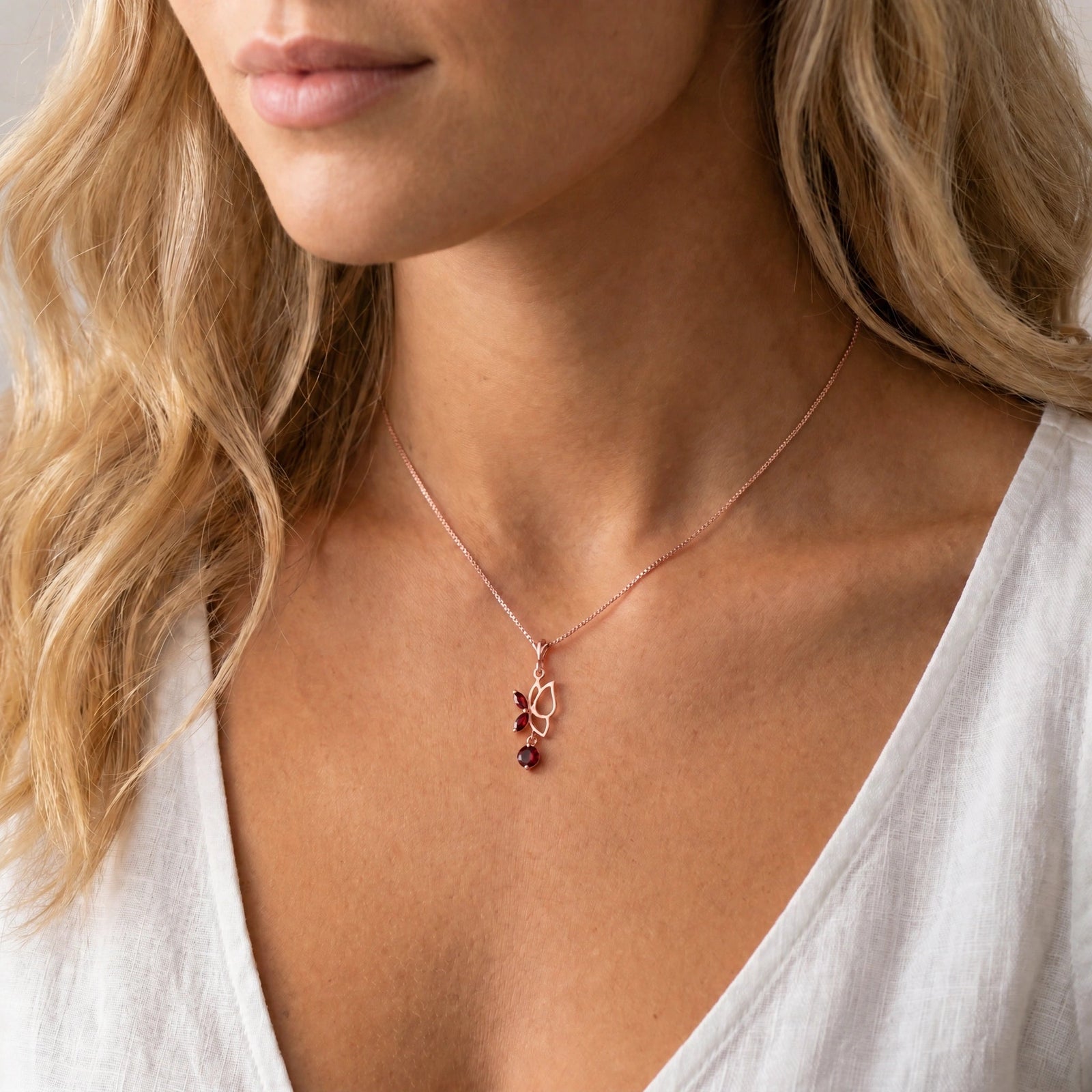 Rose Gold Garnet — Palmina