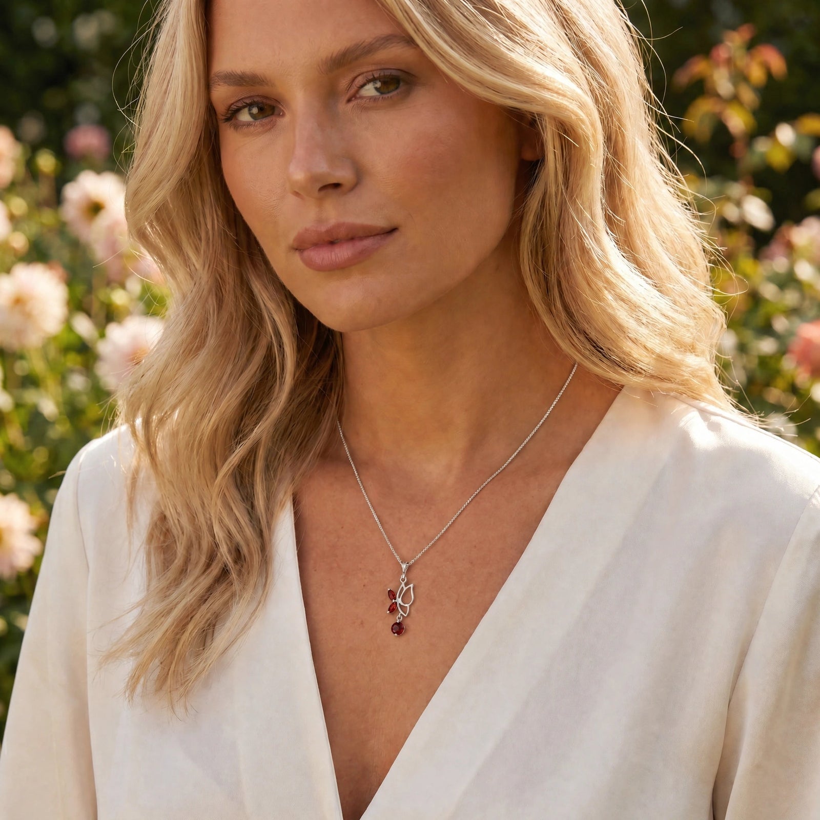 White Gold Garnet — Palmina