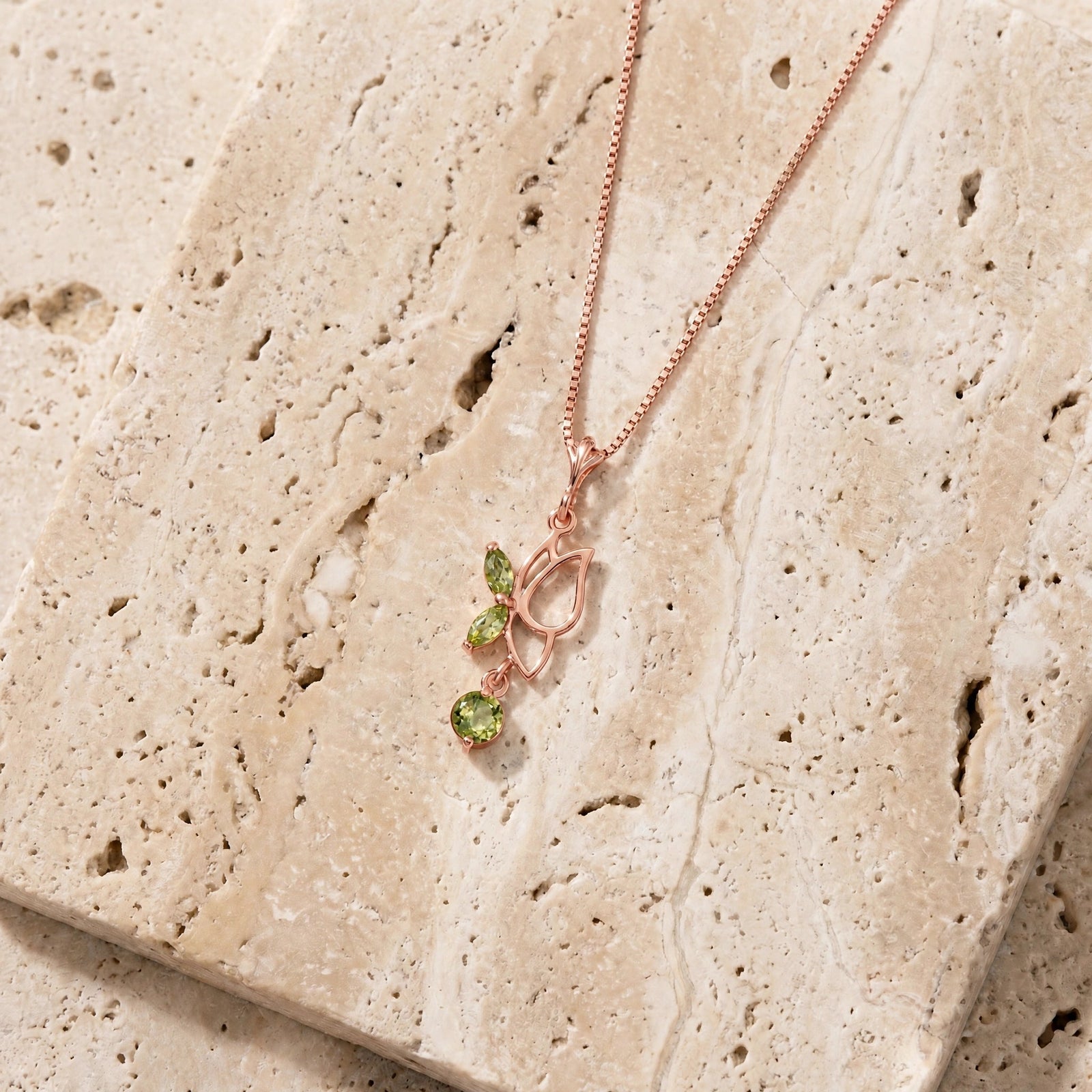 Rose Gold Peridot — Palmina