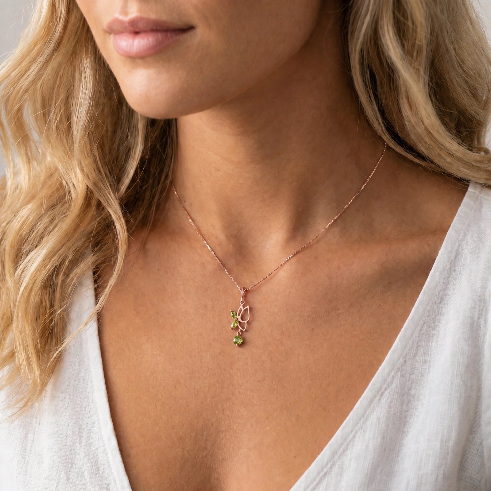 Rose Gold Peridot — Palmina