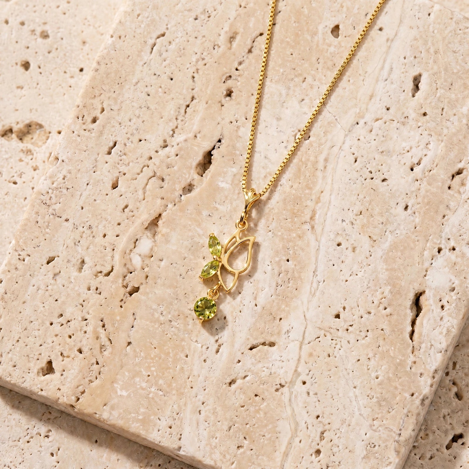 Yellow Gold Peridot — Palmina