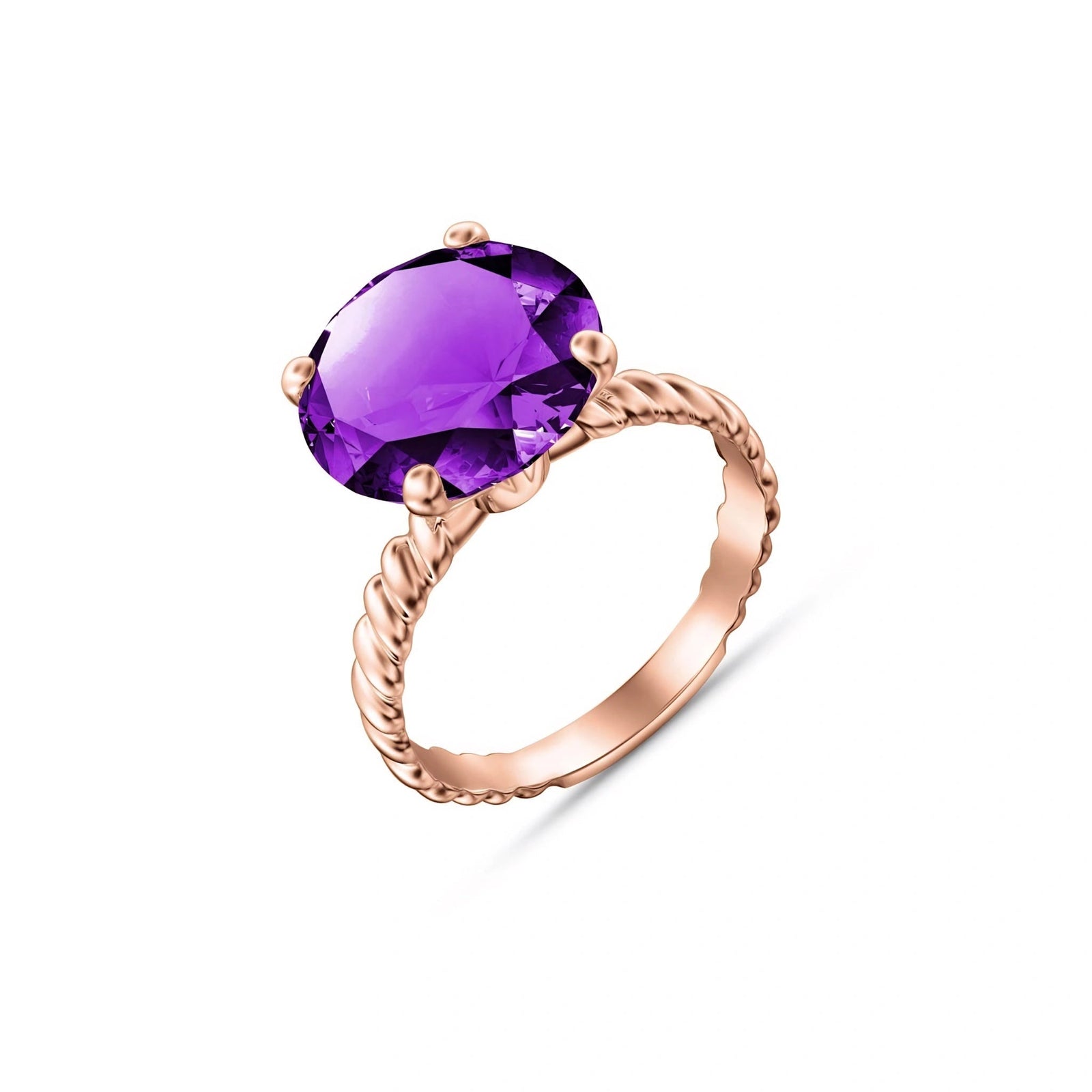 Rose Gold Amethyst — Palmira