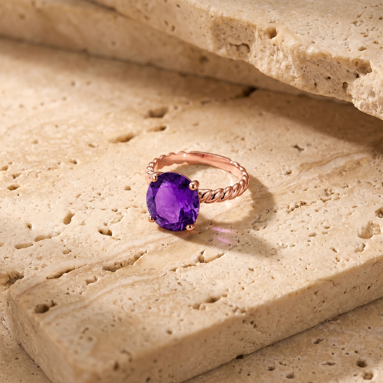 Rose Gold Amethyst — Palmira
