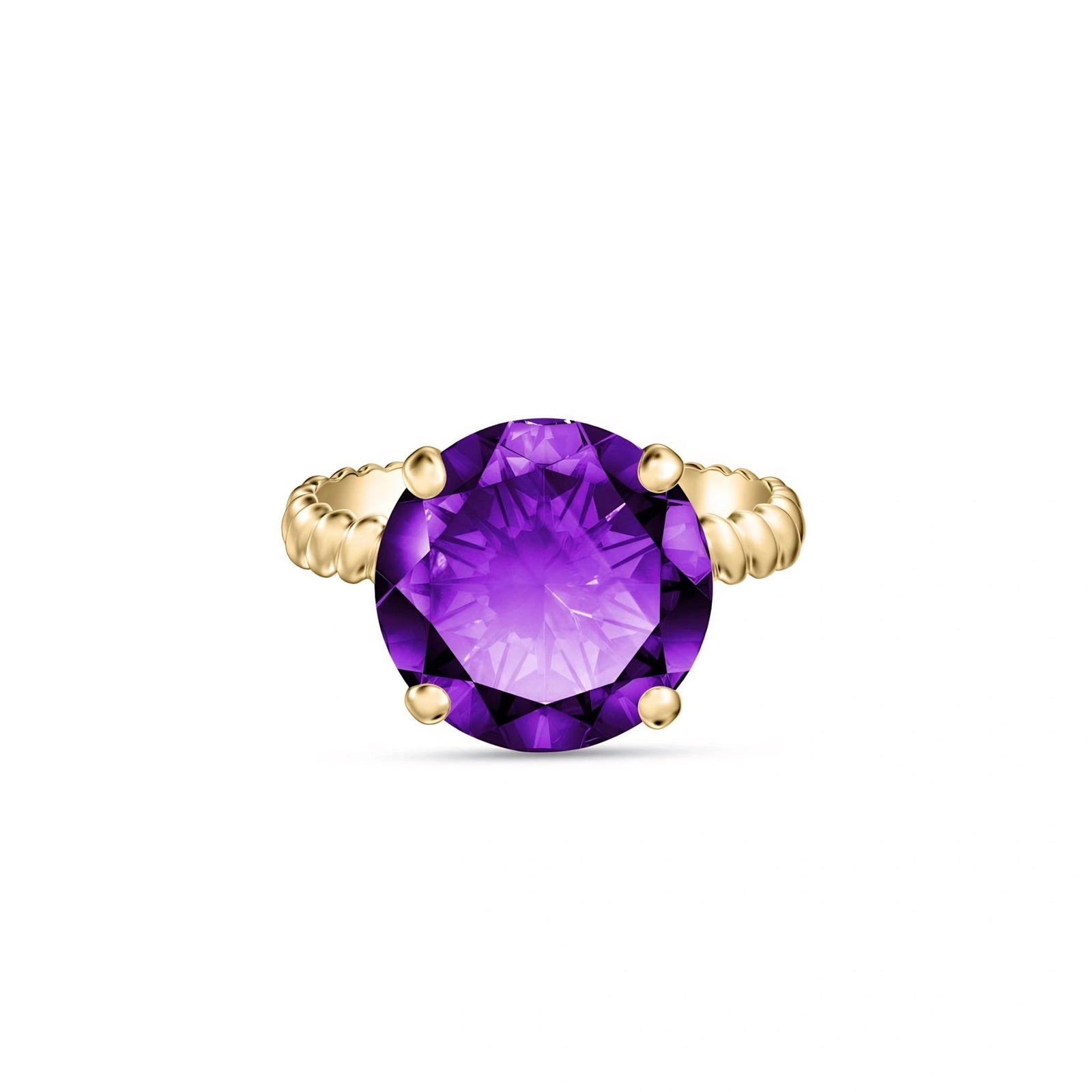 Yellow Gold Amethyst — Palmira