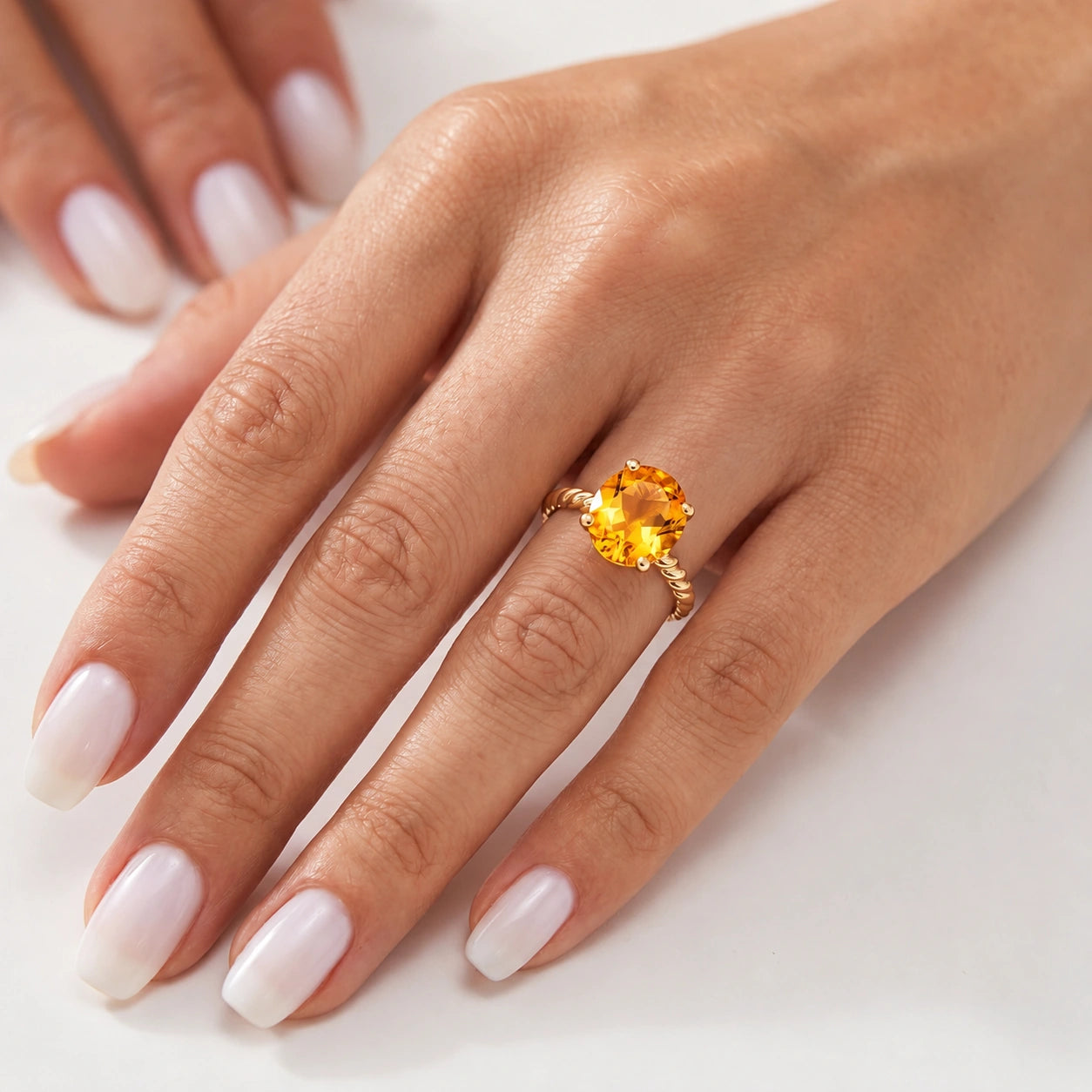 Yellow Gold Amethyst — Palmira