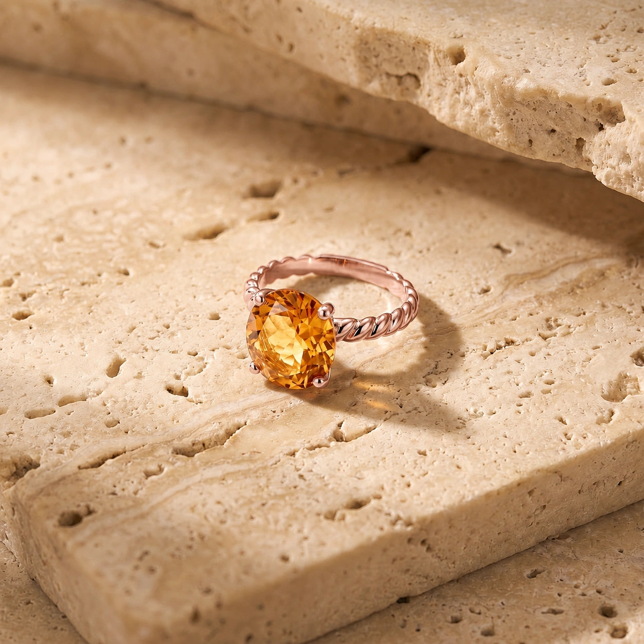 Rose Gold Citrine — Palmira