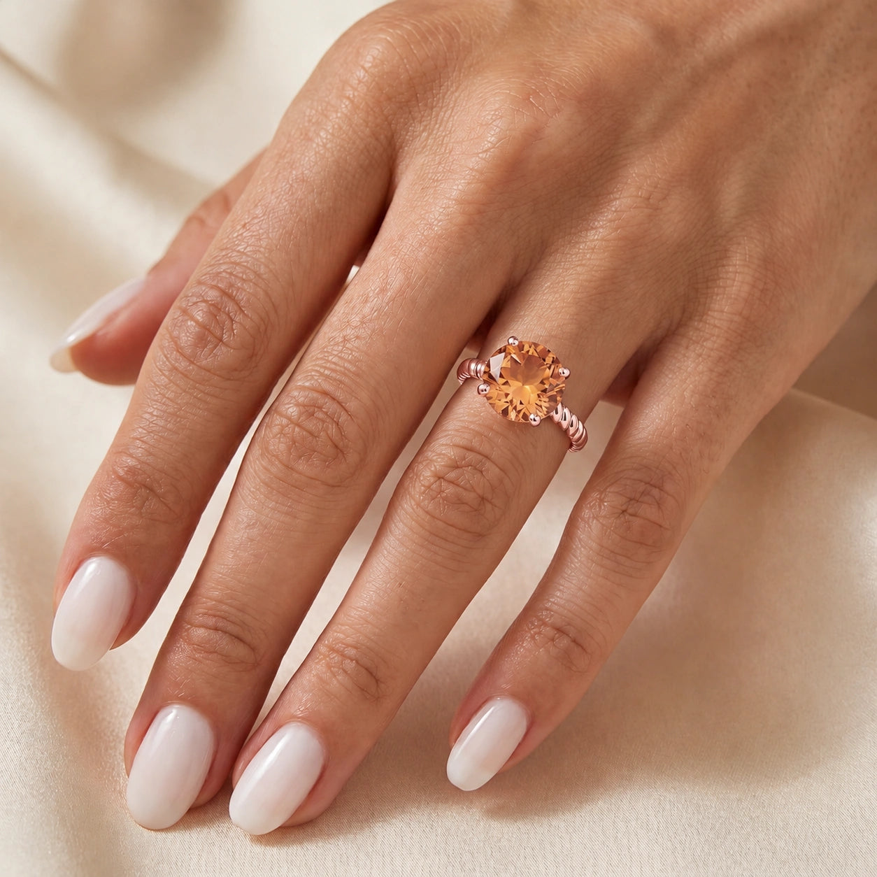 Rose Gold Citrine — Palmira