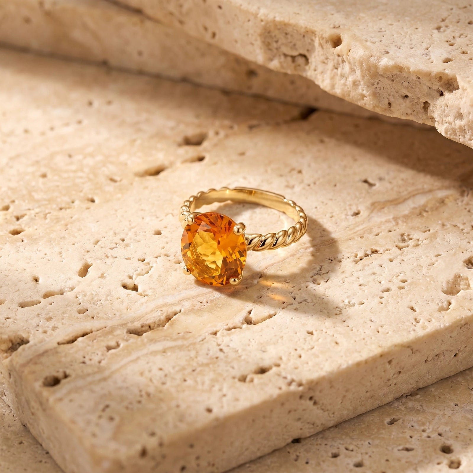 Yellow Gold Citrine — Palmira