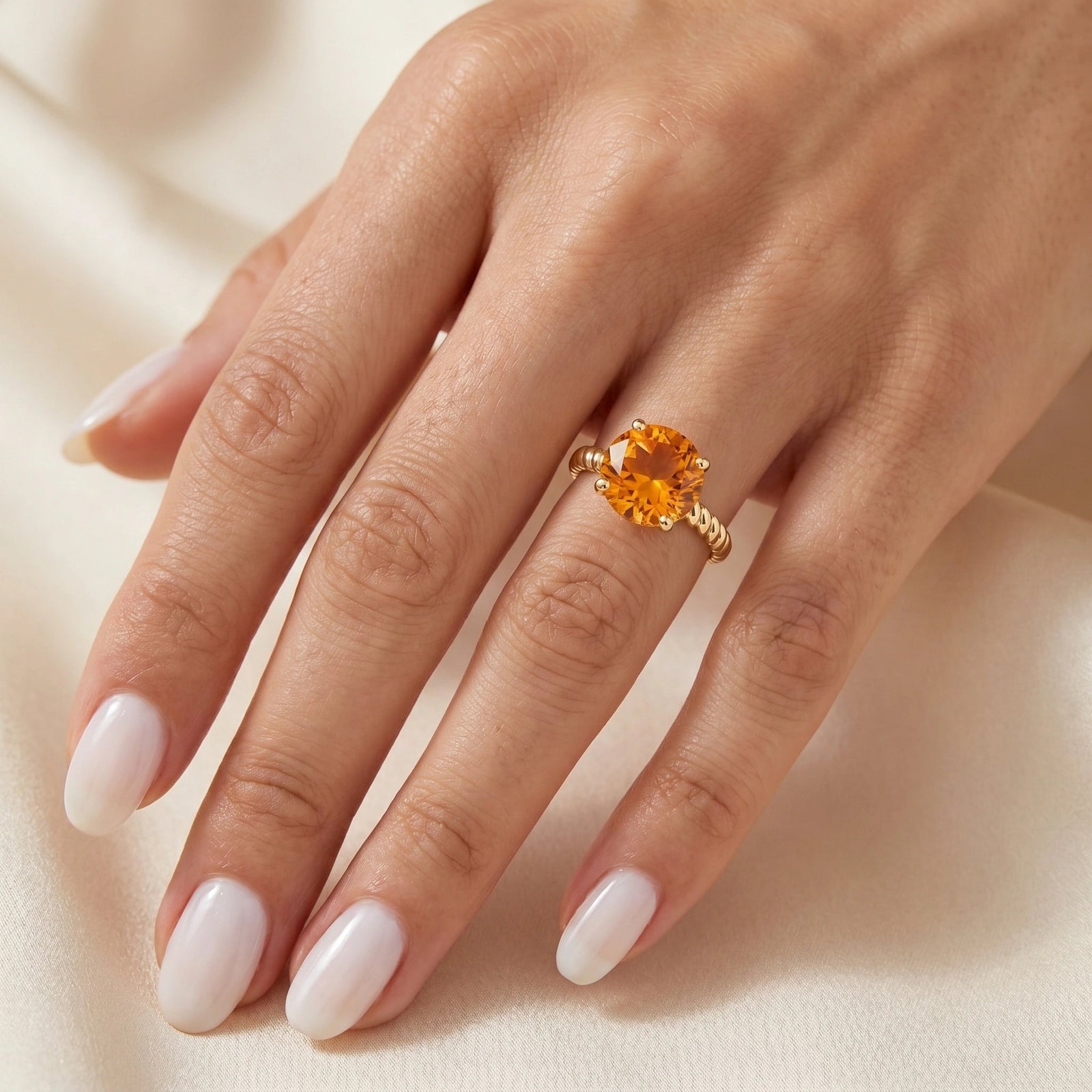Yellow Gold Citrine — Palmira