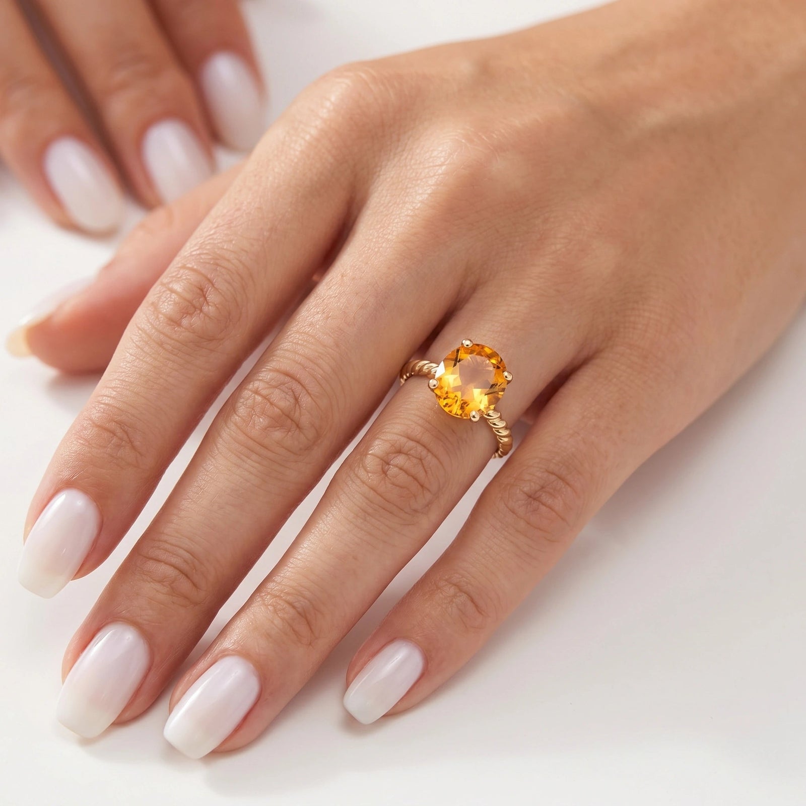 Yellow Gold Citrine — Palmira