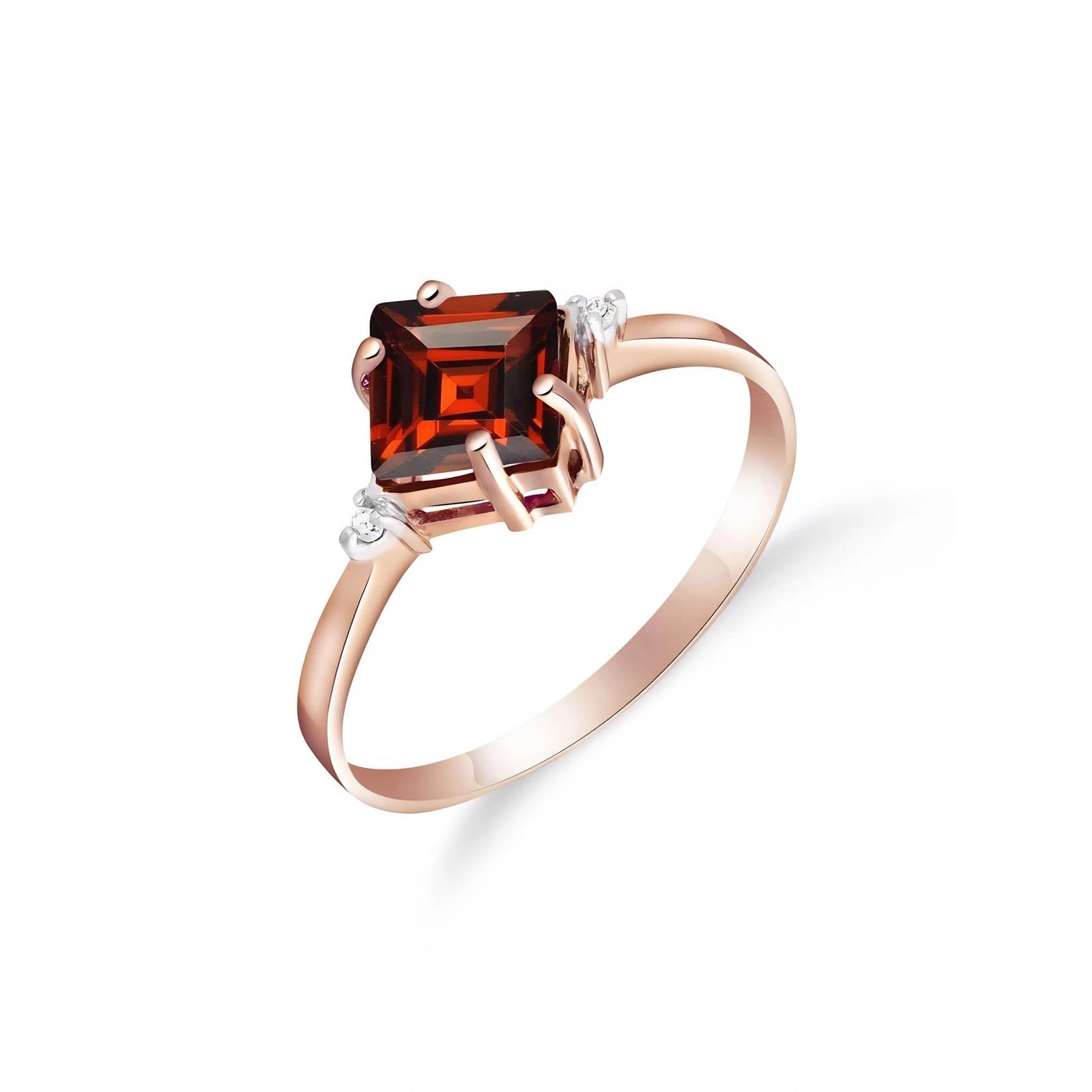 Rose Gold Diamond & Garnet — Paloma