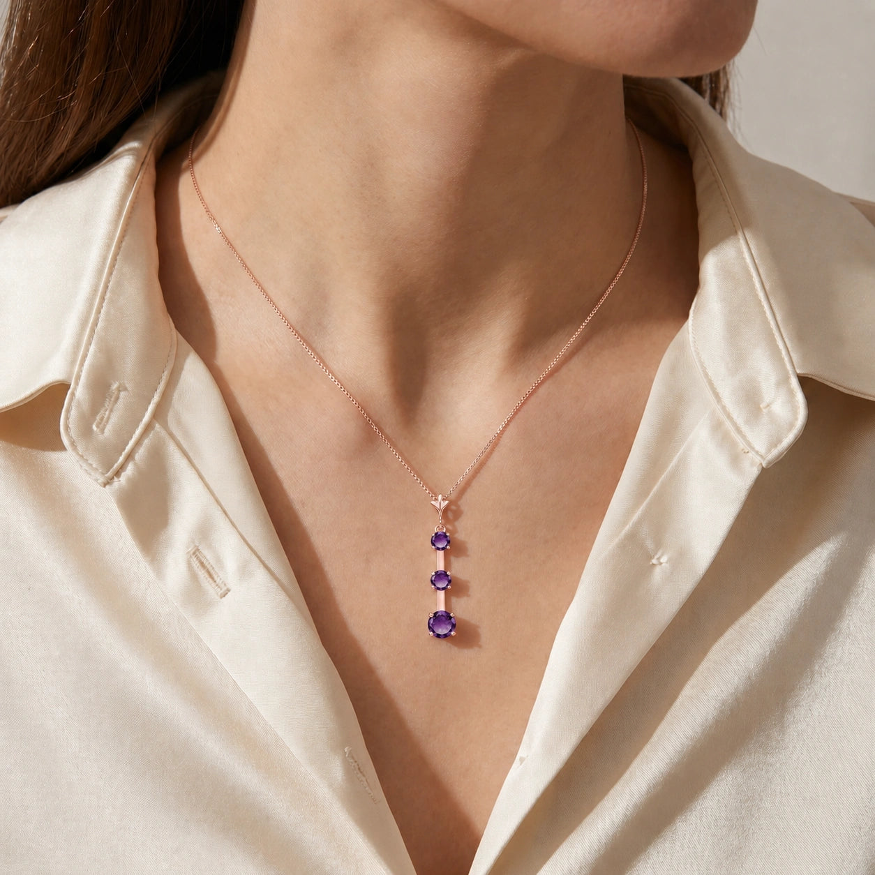 Rose Gold Amethyst — Quintina