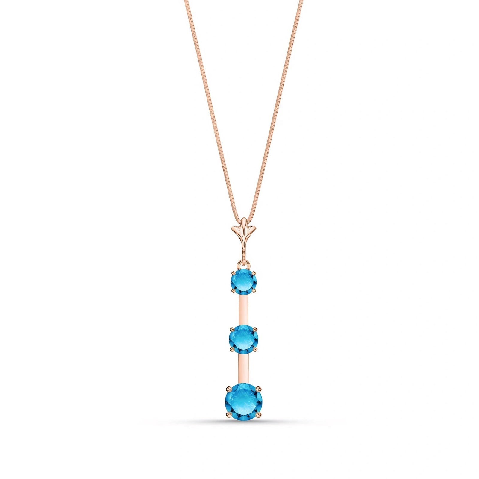 Rose Gold Blue Topaz — Quintina