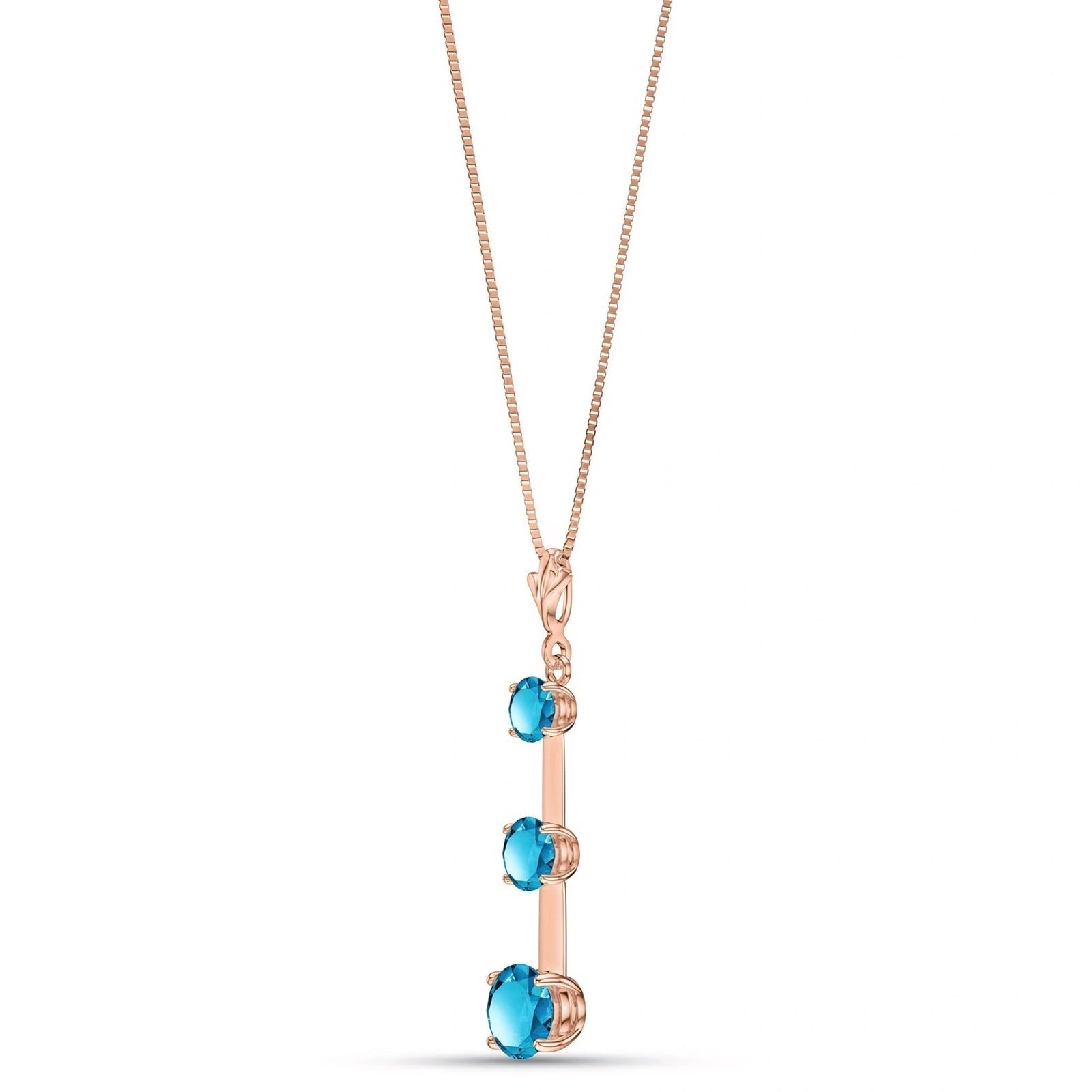 Rose Gold Blue Topaz — Quintina