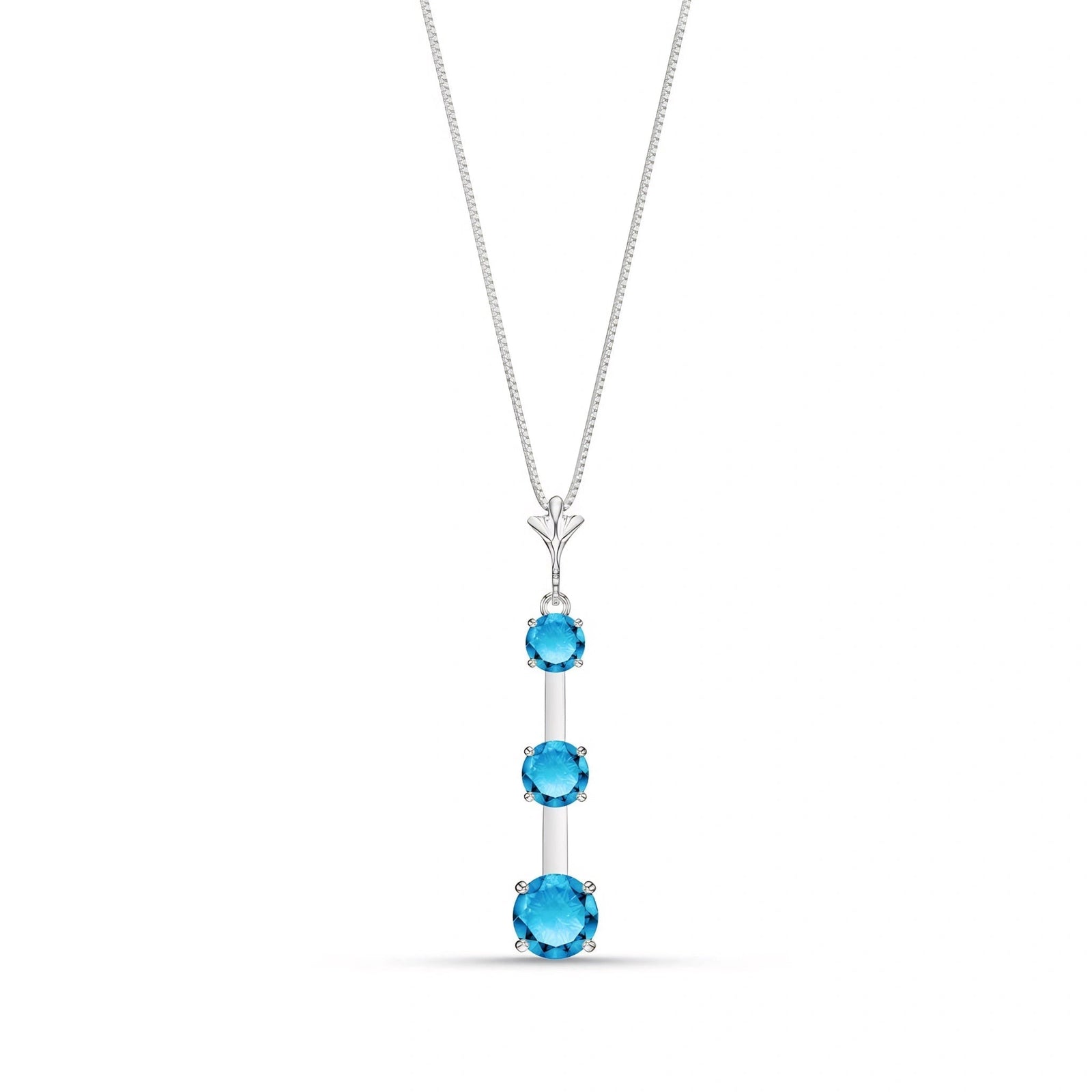 White Gold Blue Topaz — Quintina