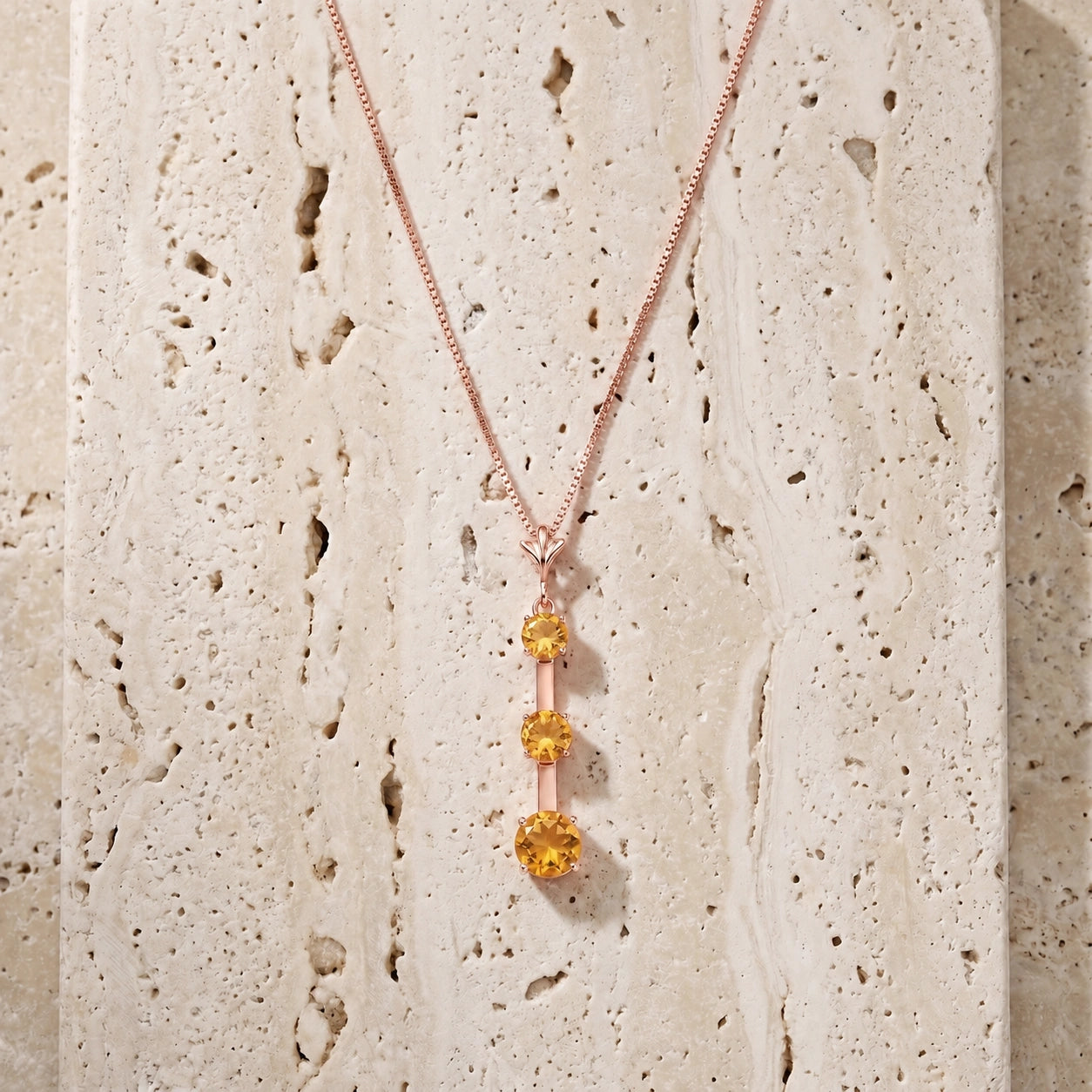 Rose Gold Citrine — Quintina