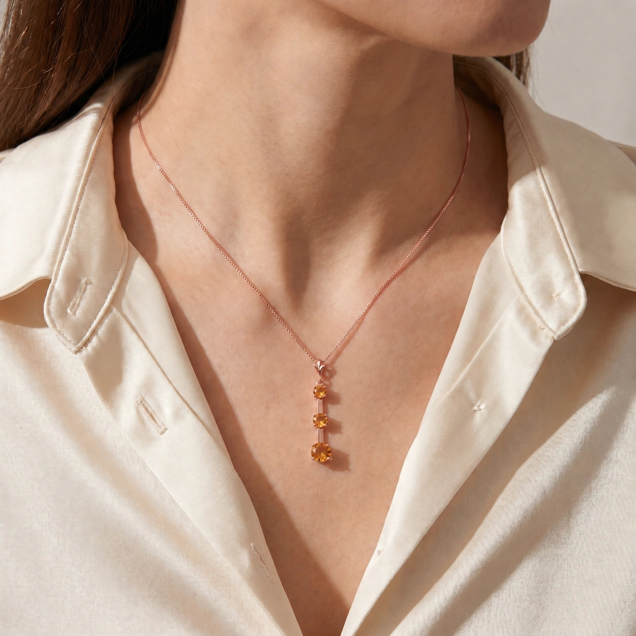 Rose Gold Citrine — Quintina