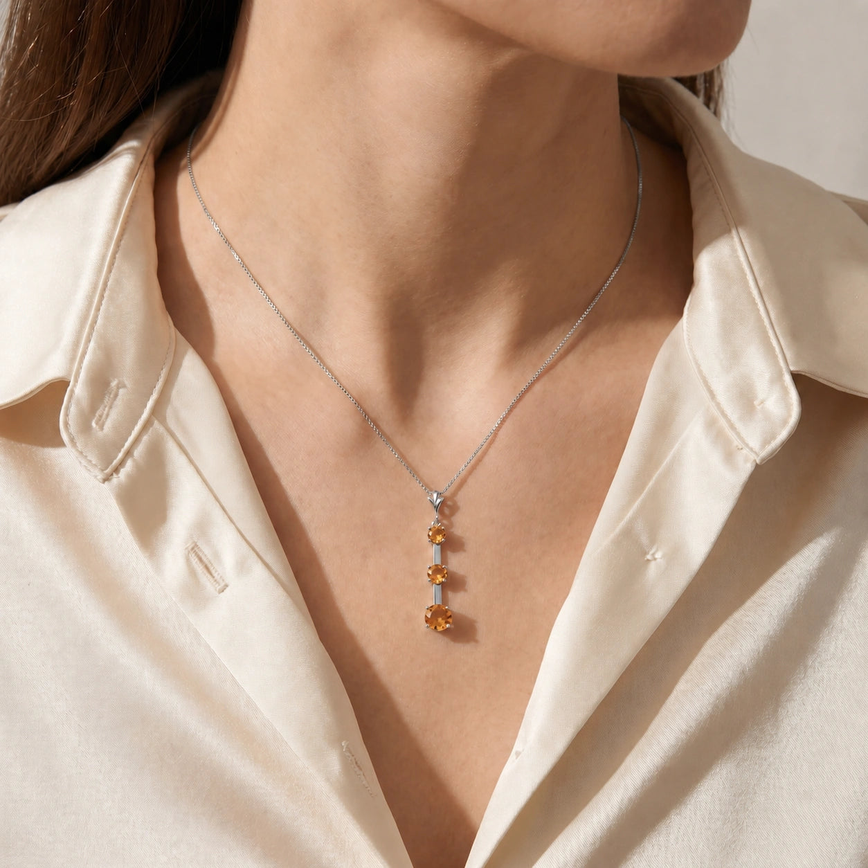 White Gold Citrine — Quintina