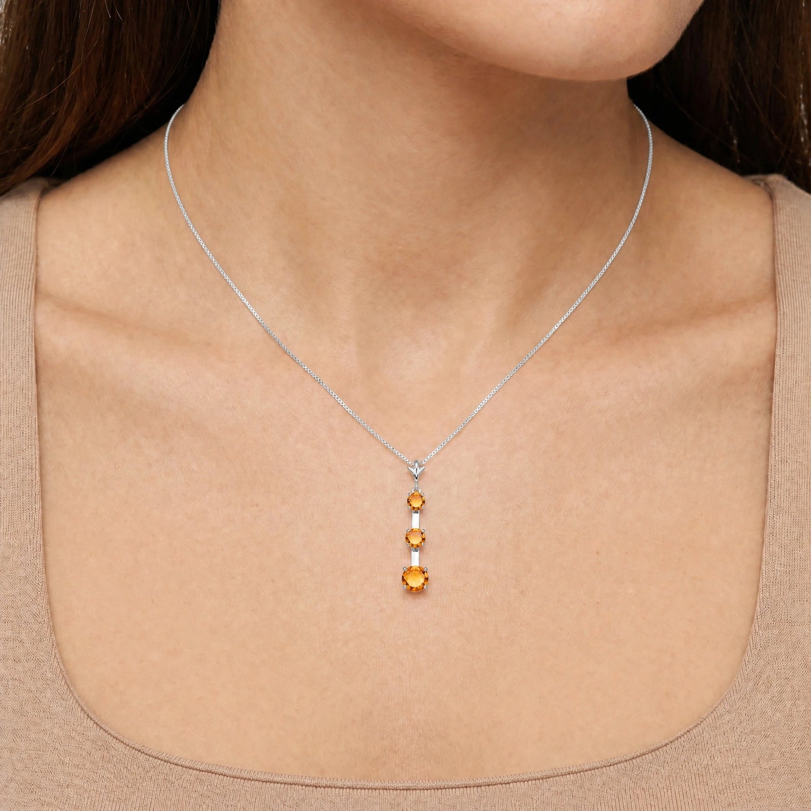 White Gold Citrine — Quintina