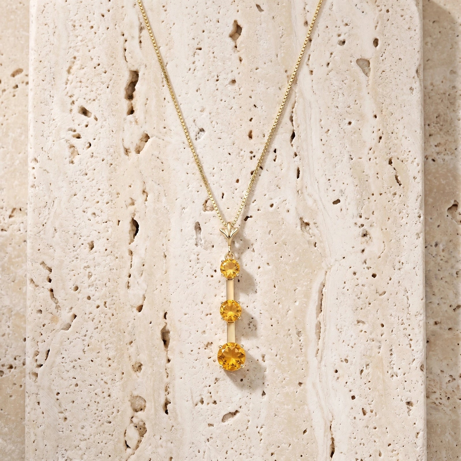 Yellow Gold Citrine — Quintina