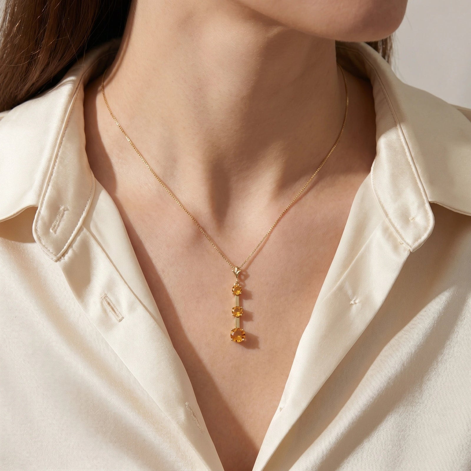 Yellow Gold Citrine — Quintina