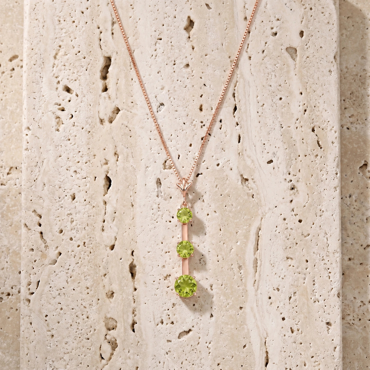 Rose Gold Peridot — Quintina