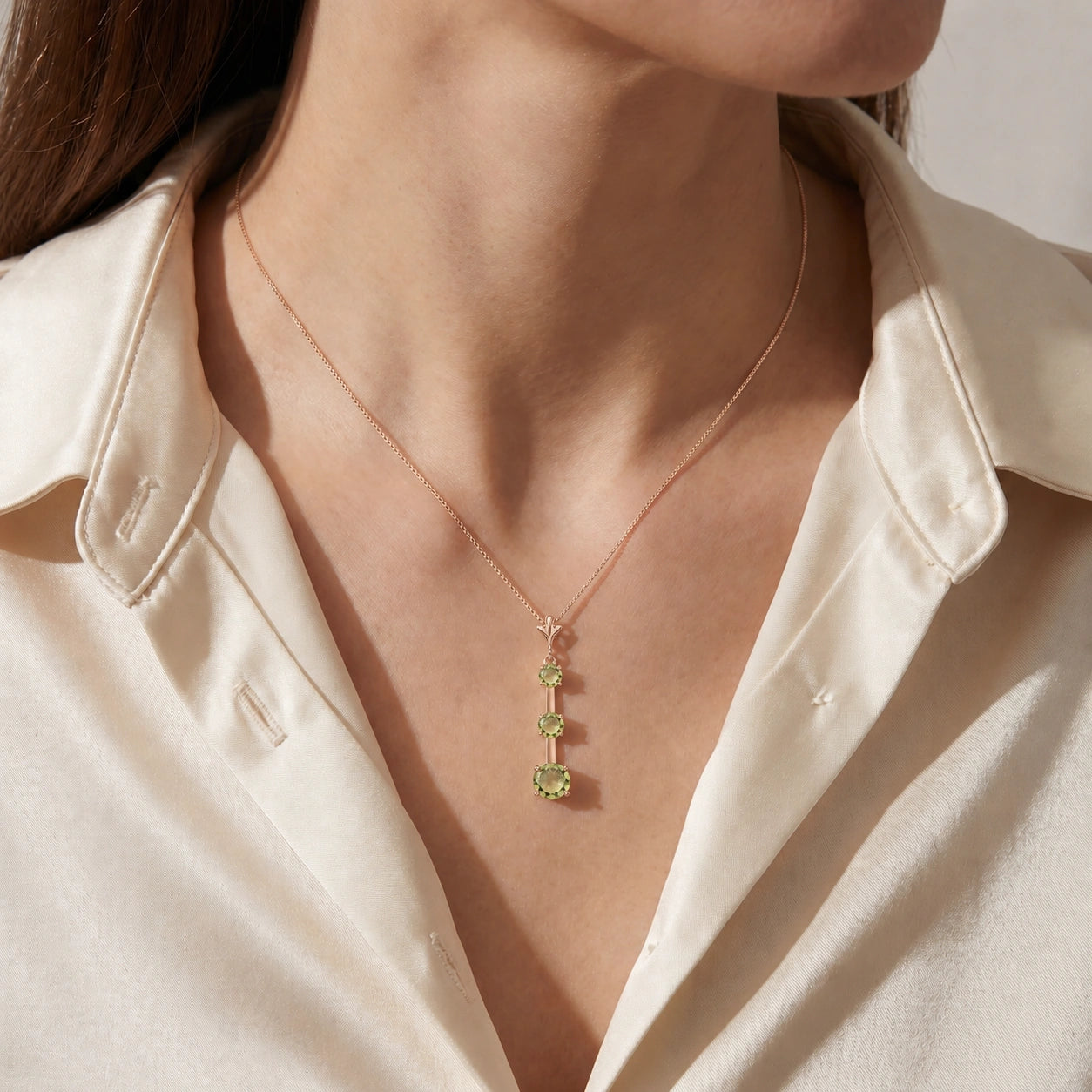 Rose Gold Peridot — Quintina