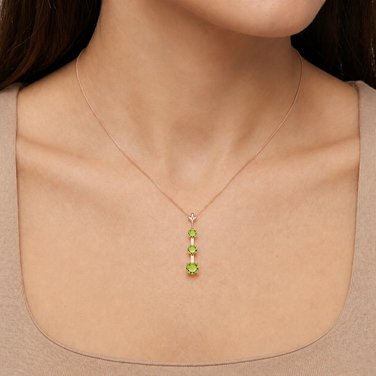 Rose Gold Peridot — Quintina