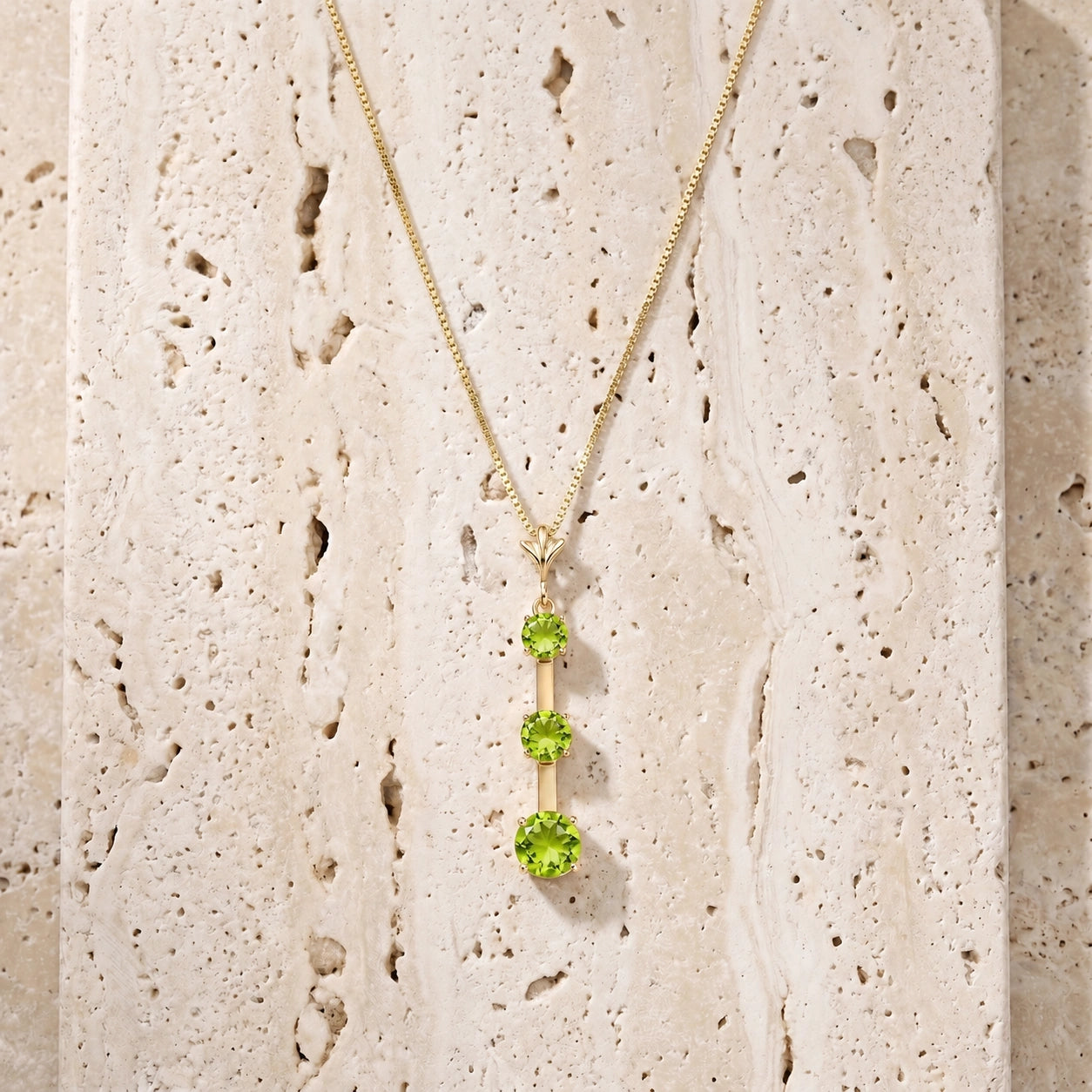 Yellow Gold Peridot — Quintina