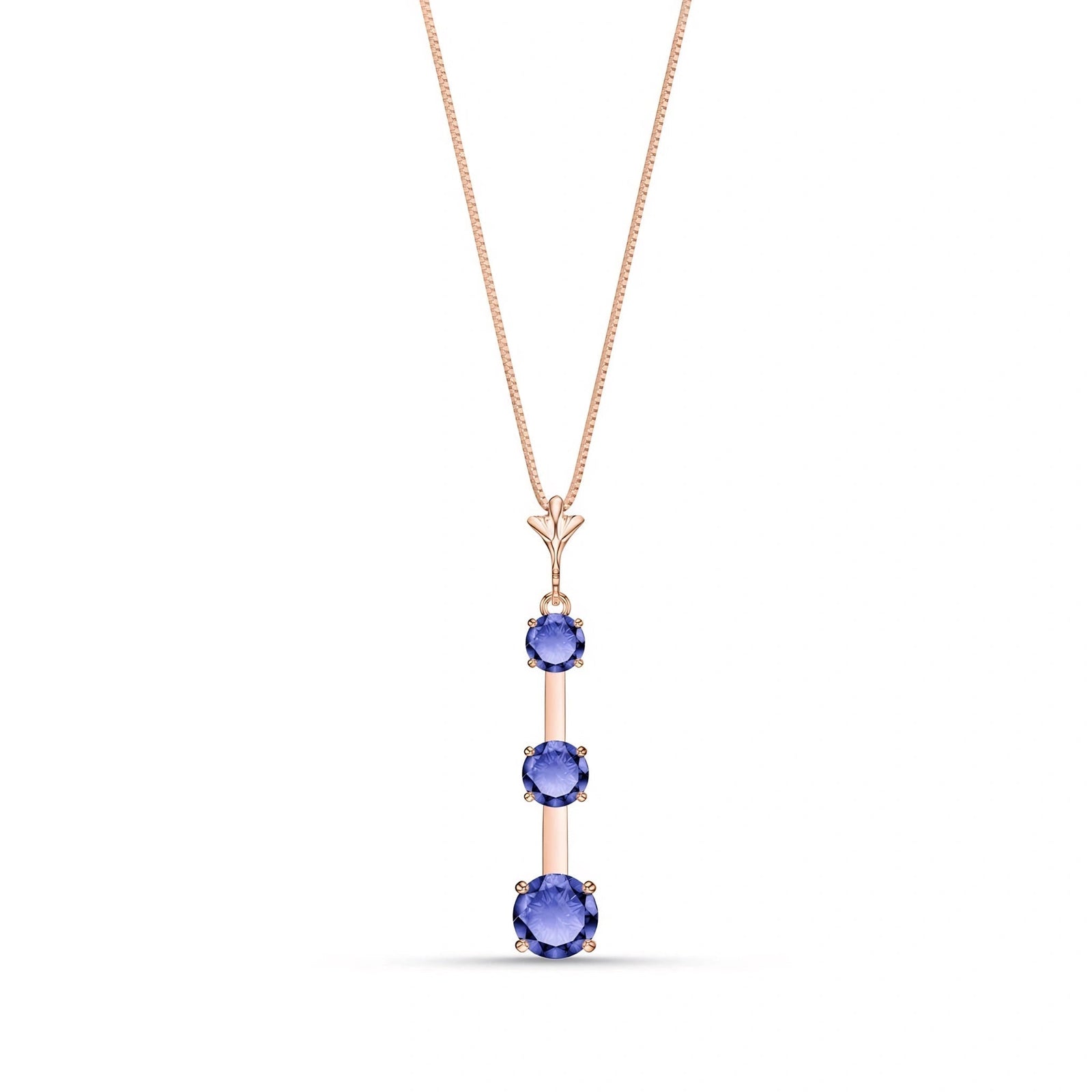 Rose Gold Tanzanite — Quintina
