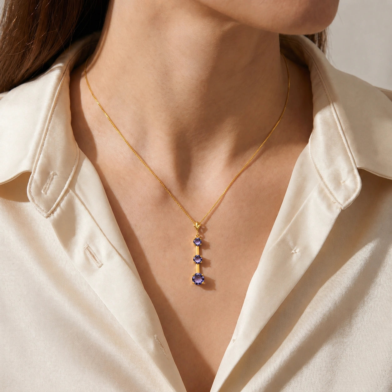 Yellow Gold Tanzanite — Quintina