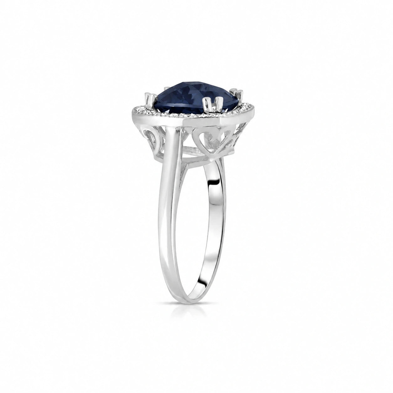 White Gold Sapphire & Diamond — Regina