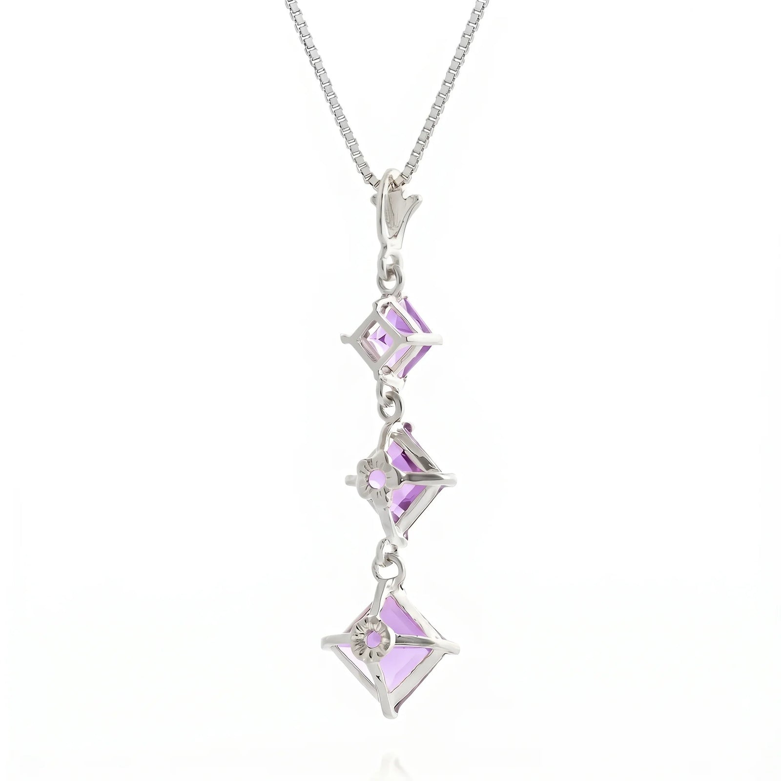 White Gold Amethyst — Riccarda