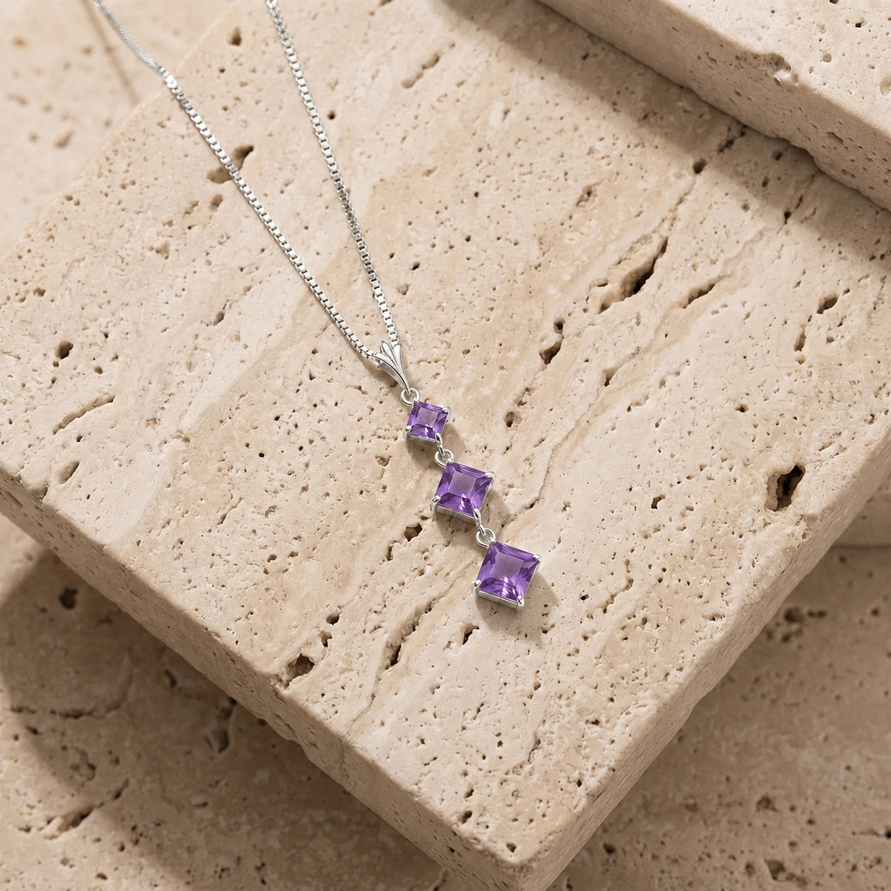 White Gold Amethyst — Riccarda