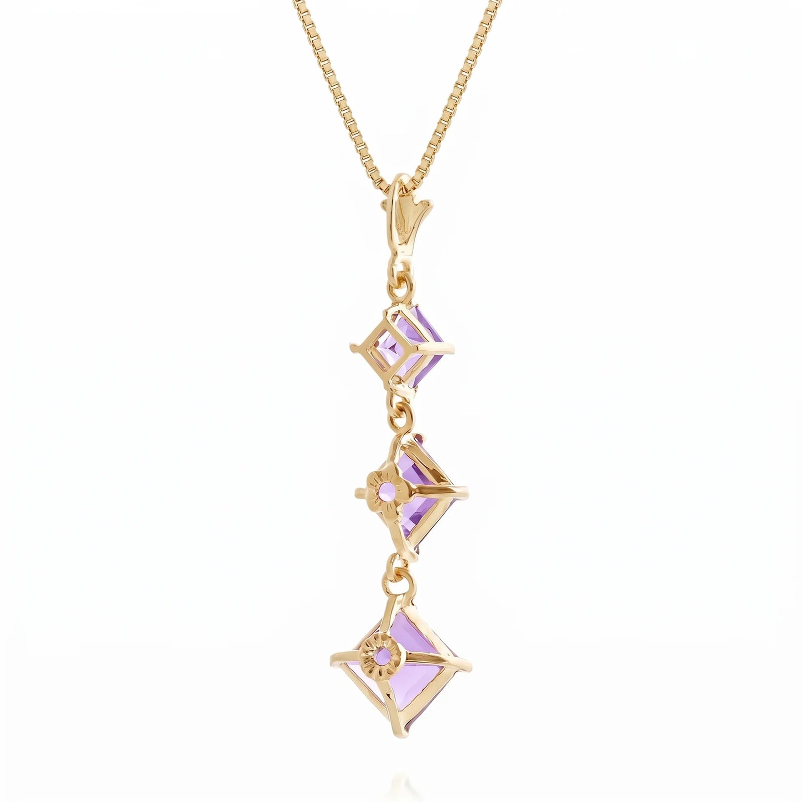 Yellow Gold Amethyst — Riccarda