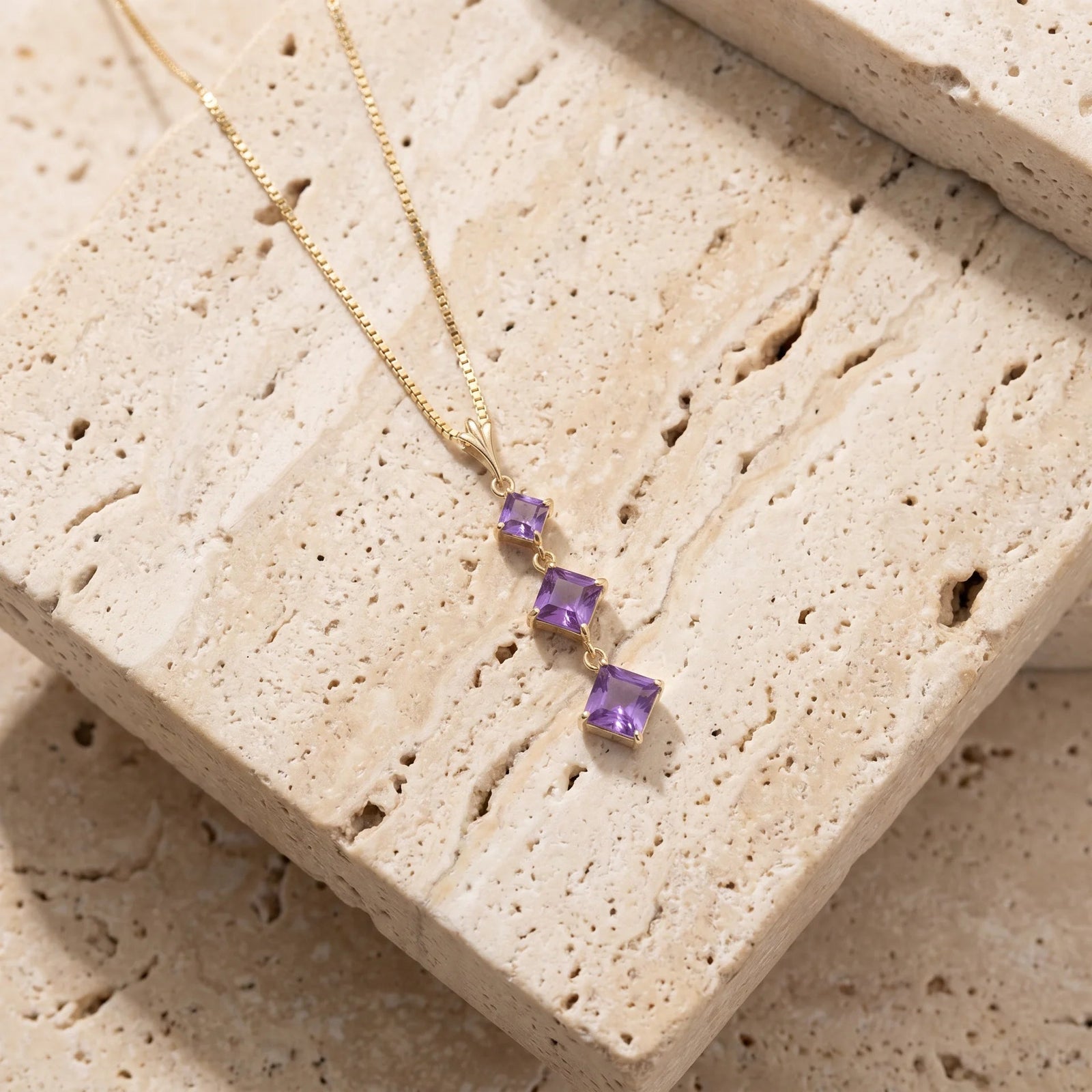 Yellow Gold Amethyst — Riccarda