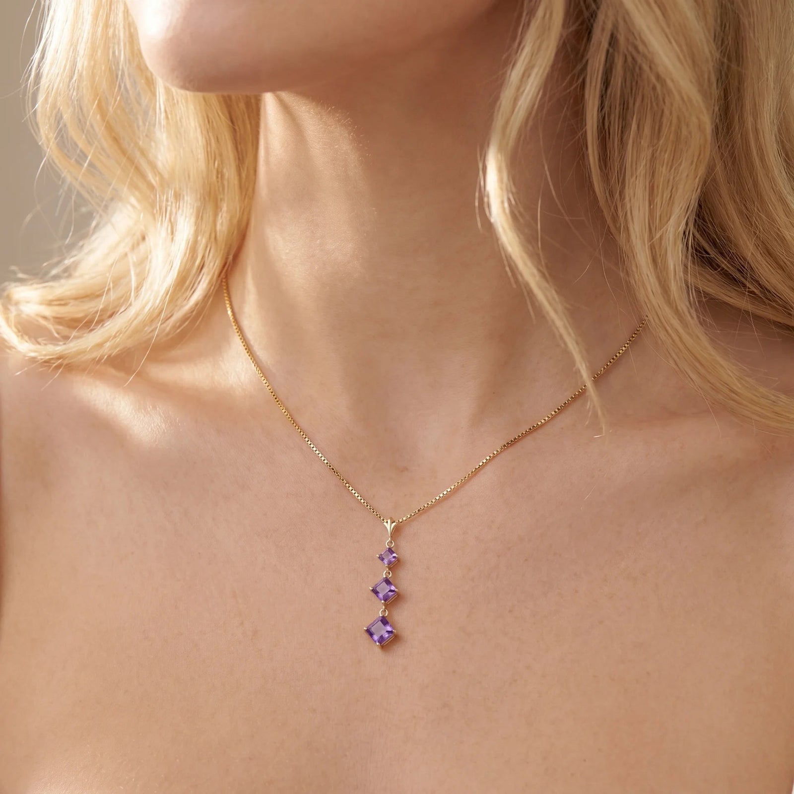 Yellow Gold Amethyst — Riccarda