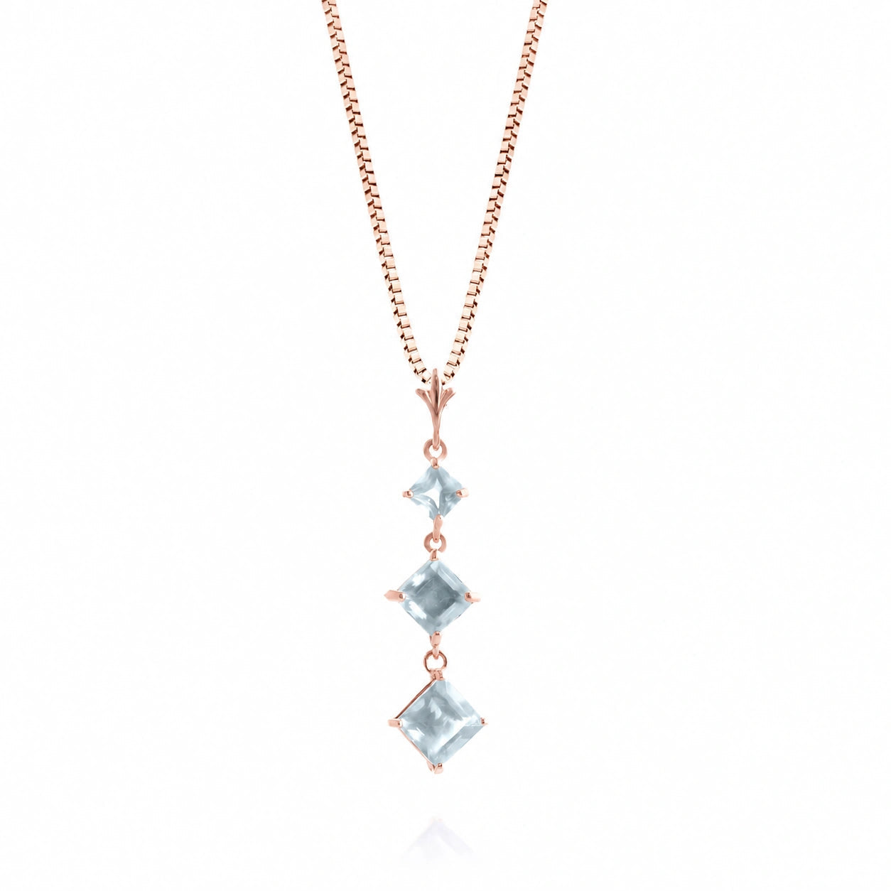 Rose Gold Aquamarine — Riccarda