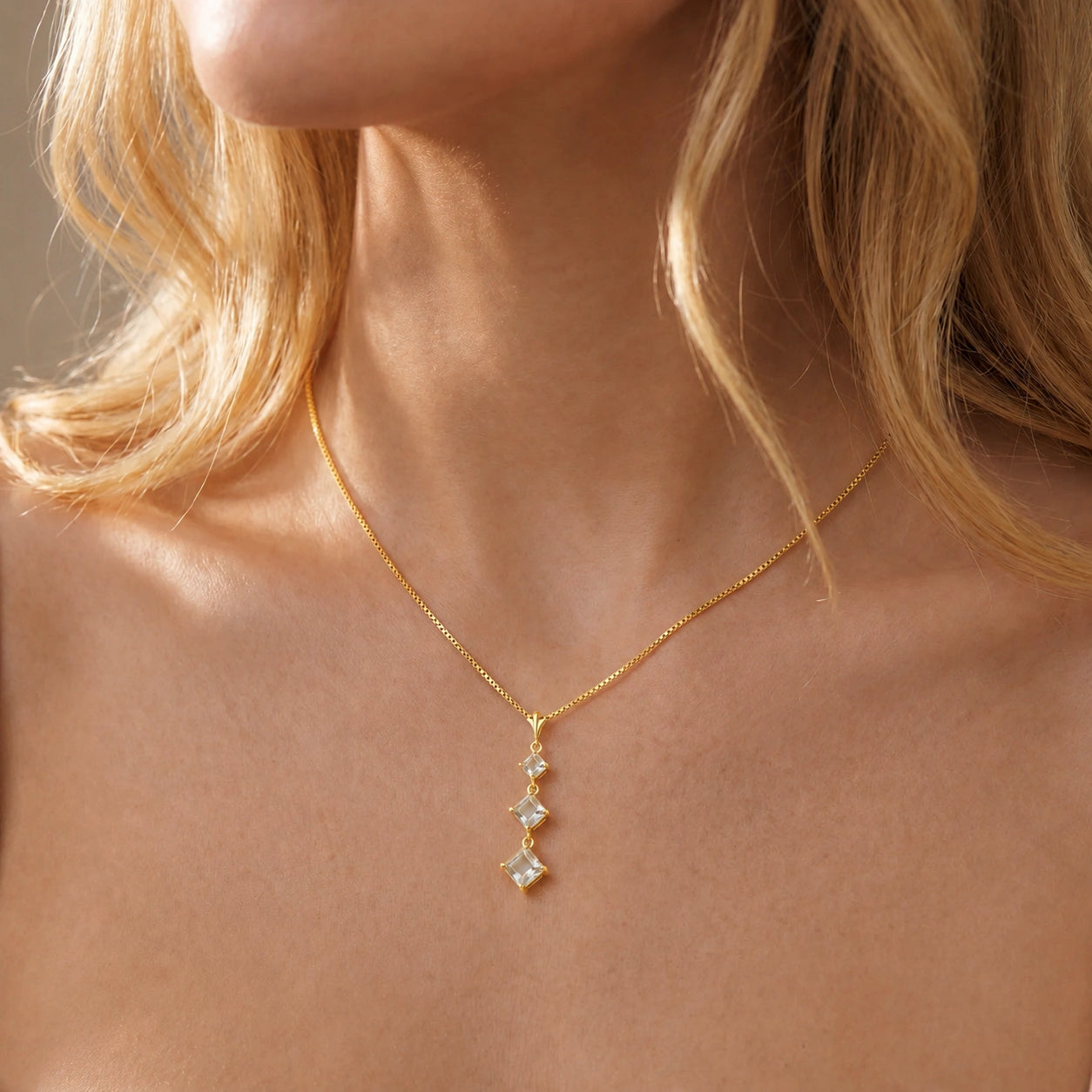 Yellow Gold Aquamarine — Riccarda
