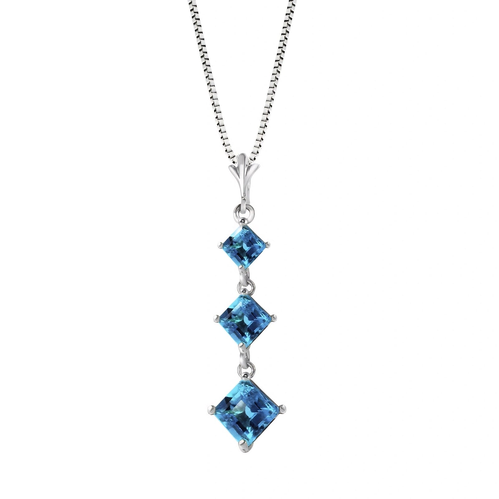 White Gold Blue Topaz — Riccarda