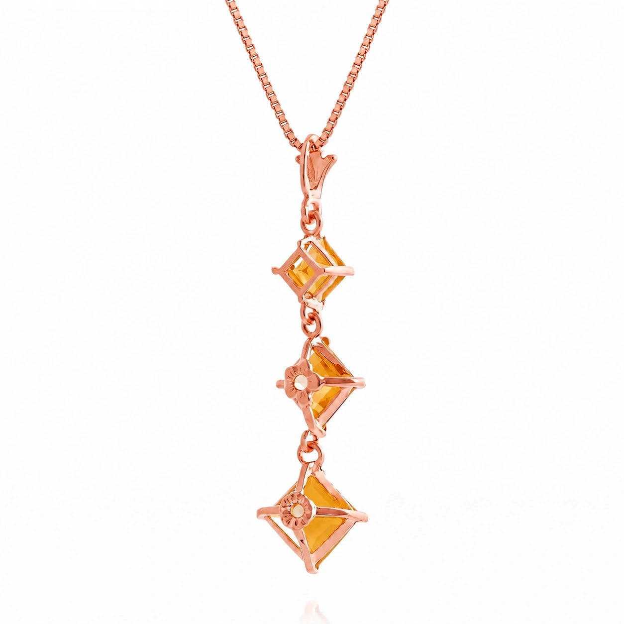 Rose Gold Citrine — Riccarda