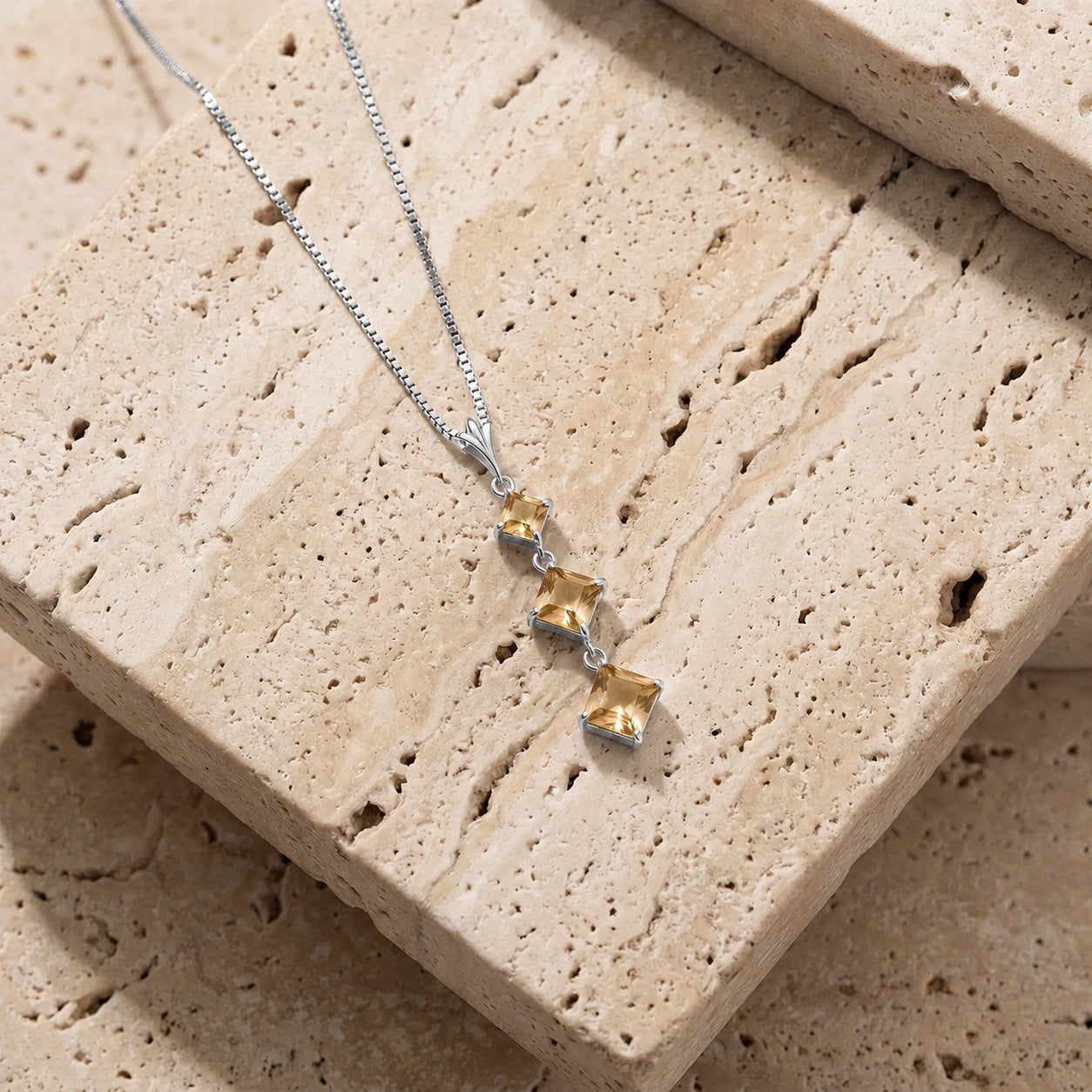 White Gold Citrine — Riccarda