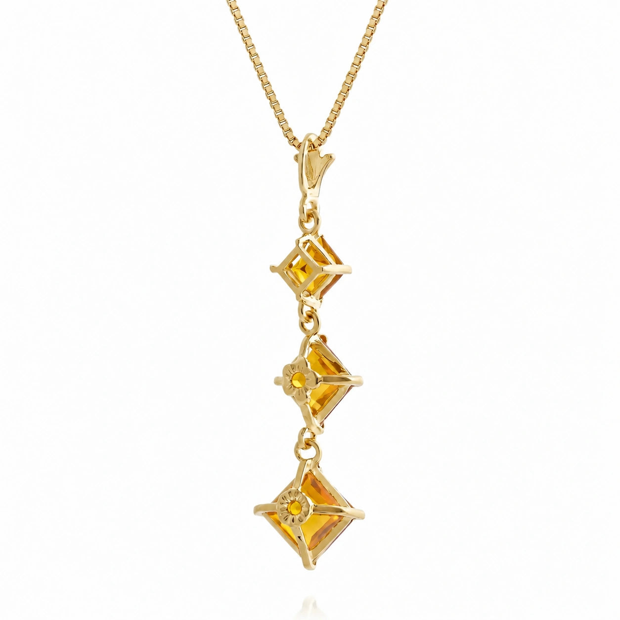 Yellow Gold Citrine — Riccarda