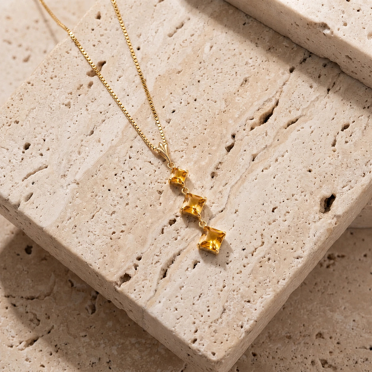 Yellow Gold Citrine — Riccarda