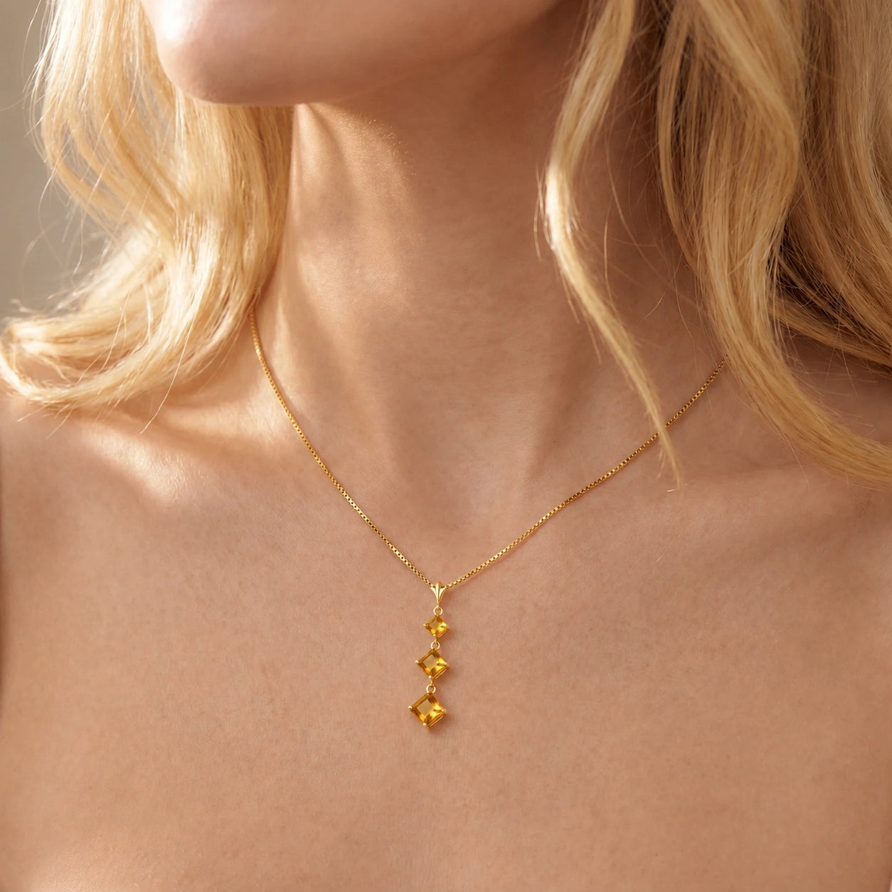 Yellow Gold Citrine — Riccarda