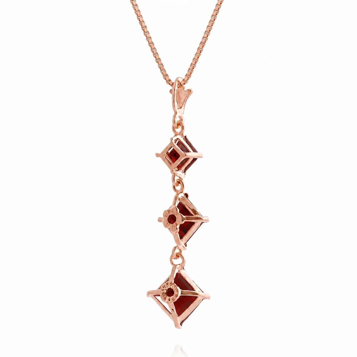 Rose Gold Garnet — Riccarda