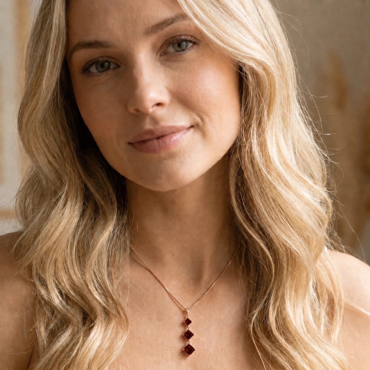 Rose Gold Garnet — Riccarda