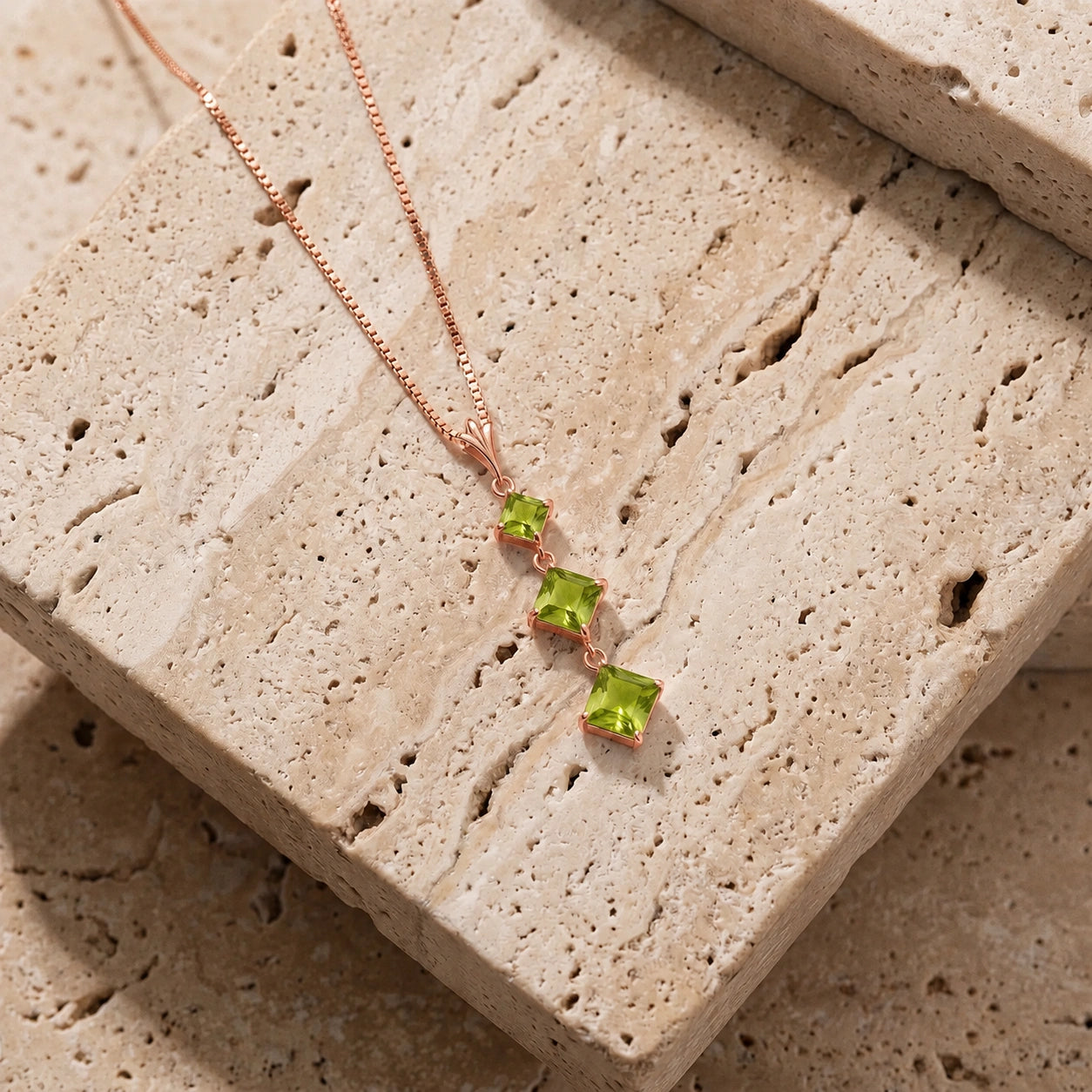 Rose Gold Peridot — Riccarda