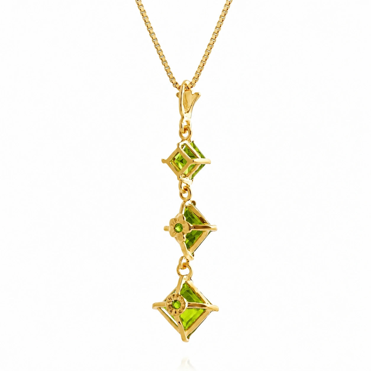 Yellow Gold Peridot — Riccarda