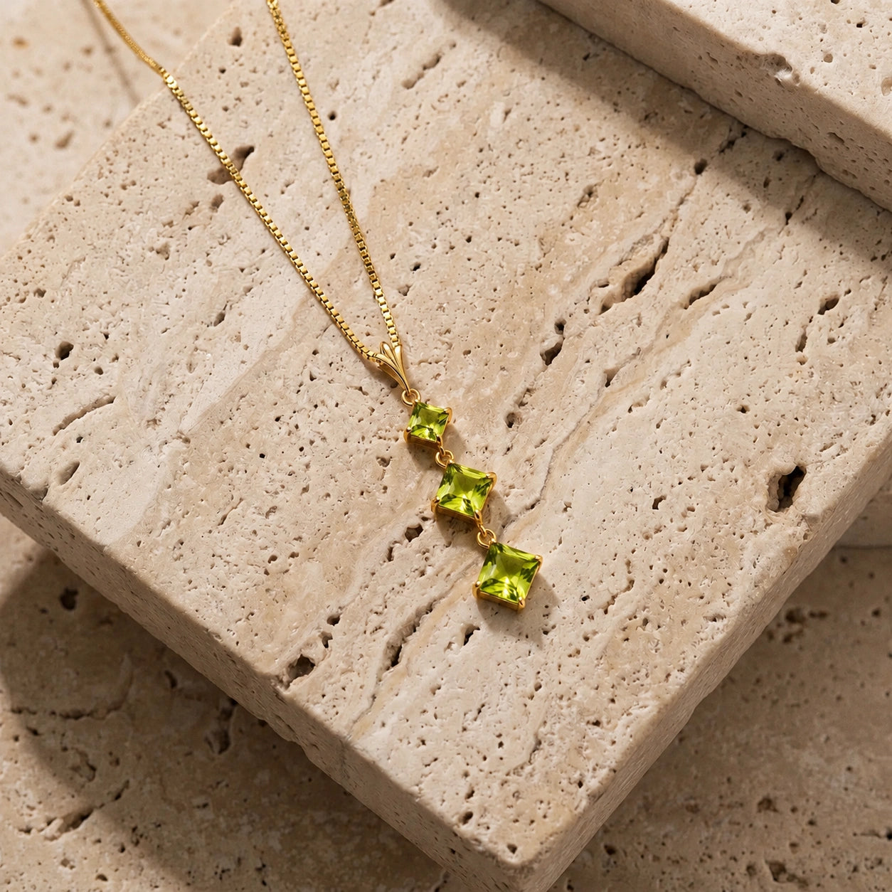 Yellow Gold Peridot — Riccarda
